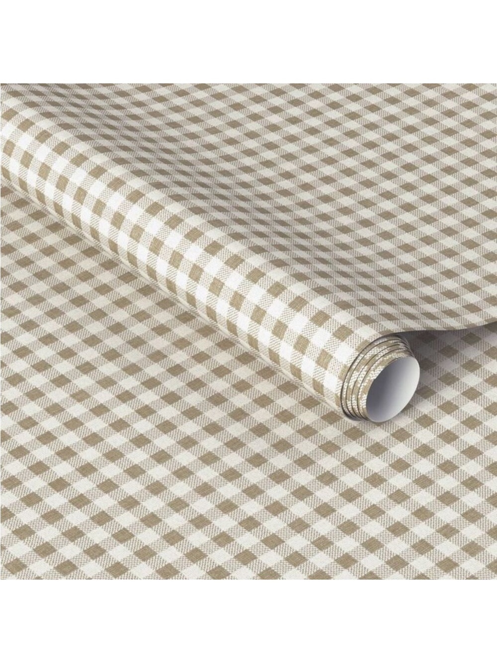NEW! Threshold - Gingham Taupe Peel and Stick
Wallpaper, 198”x 20”